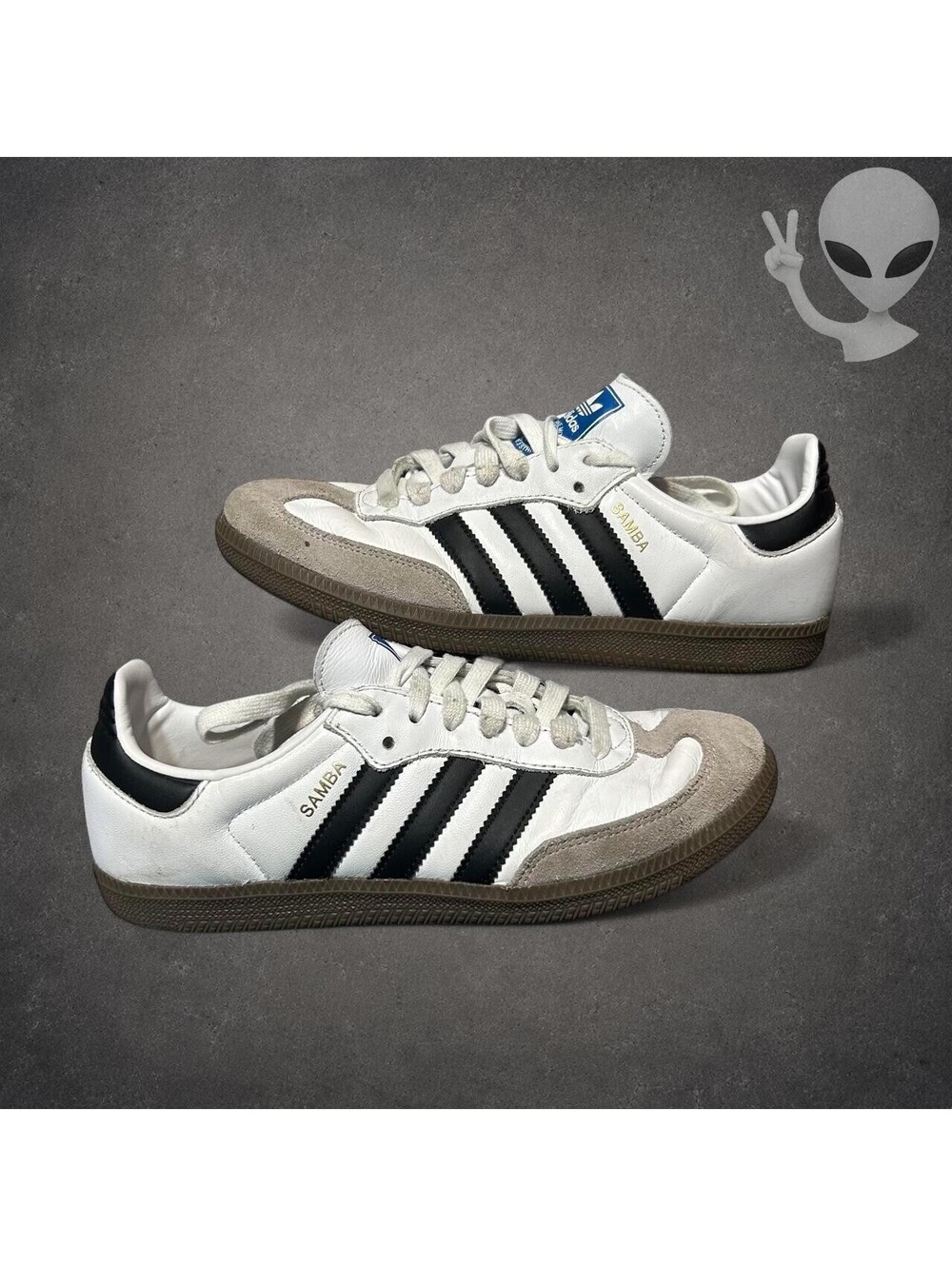 Adidas Samba OG Cloud White Core Black Gum B75806 Men's US 7.5 Women's US 9